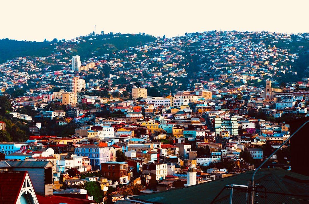 Colorful hillside street art and funiculars