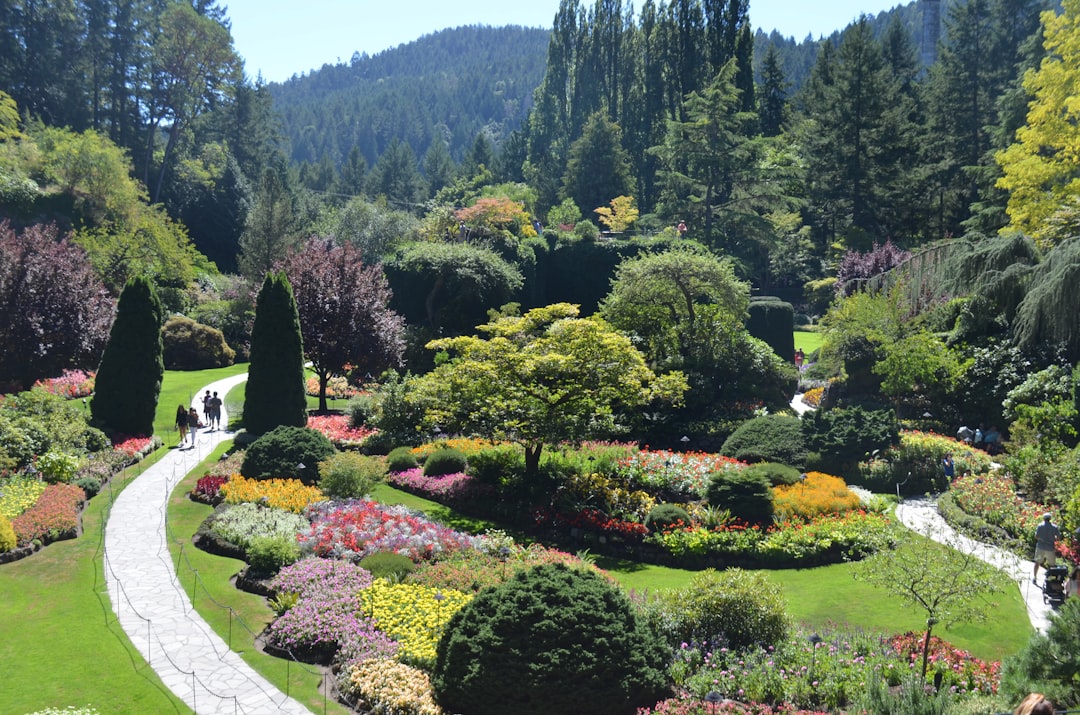Butchart Gardens floral displays in Victoria