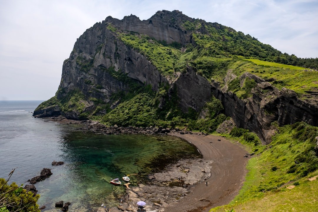 Seongsan Ilchulbong volcanic sunrise peak