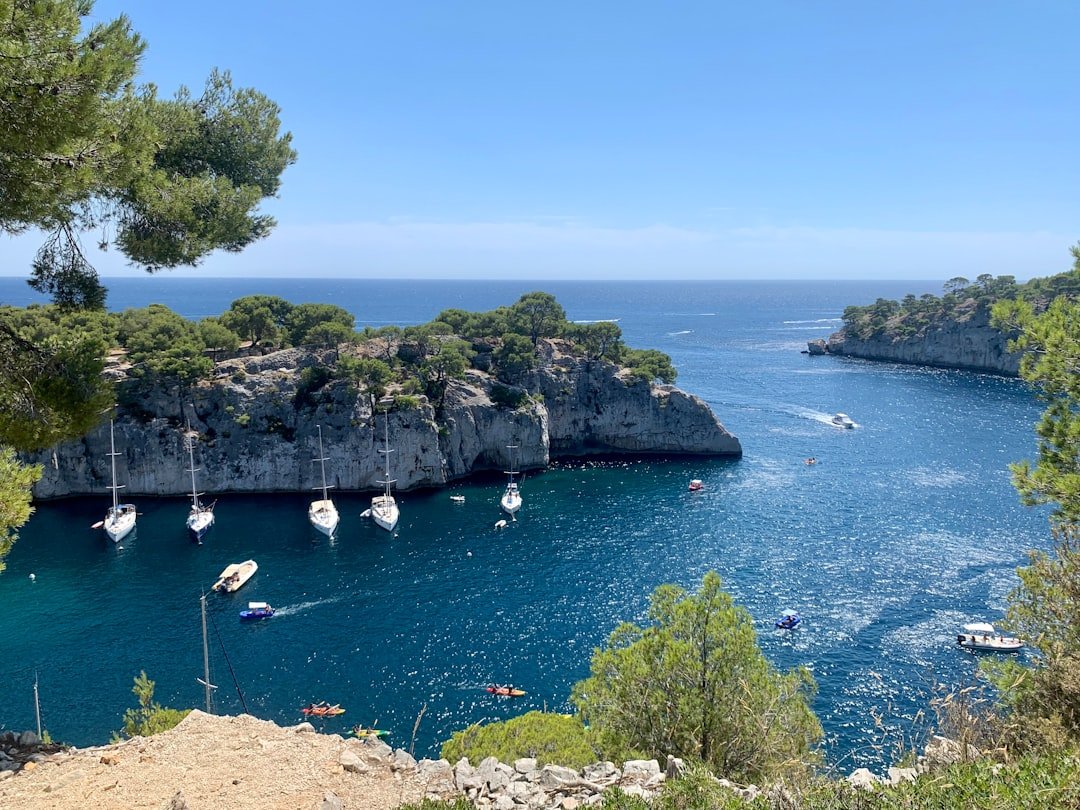 Limestone calanques near Cassis