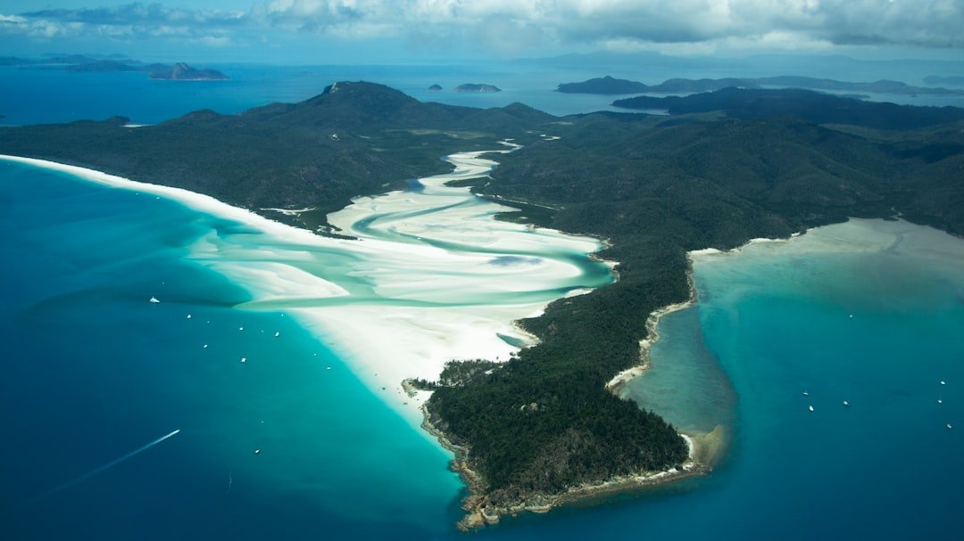 Whitehaven Beach pure silica sand turquoise water