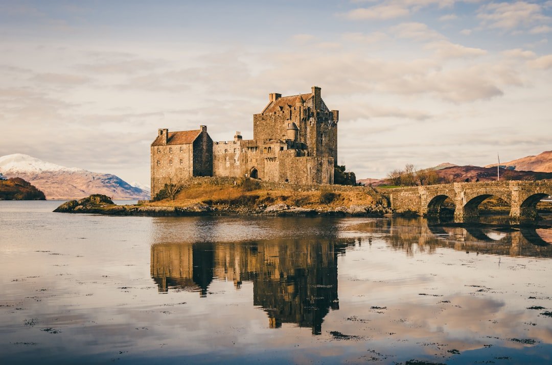 Eilean Donan Castle by three sea lochs