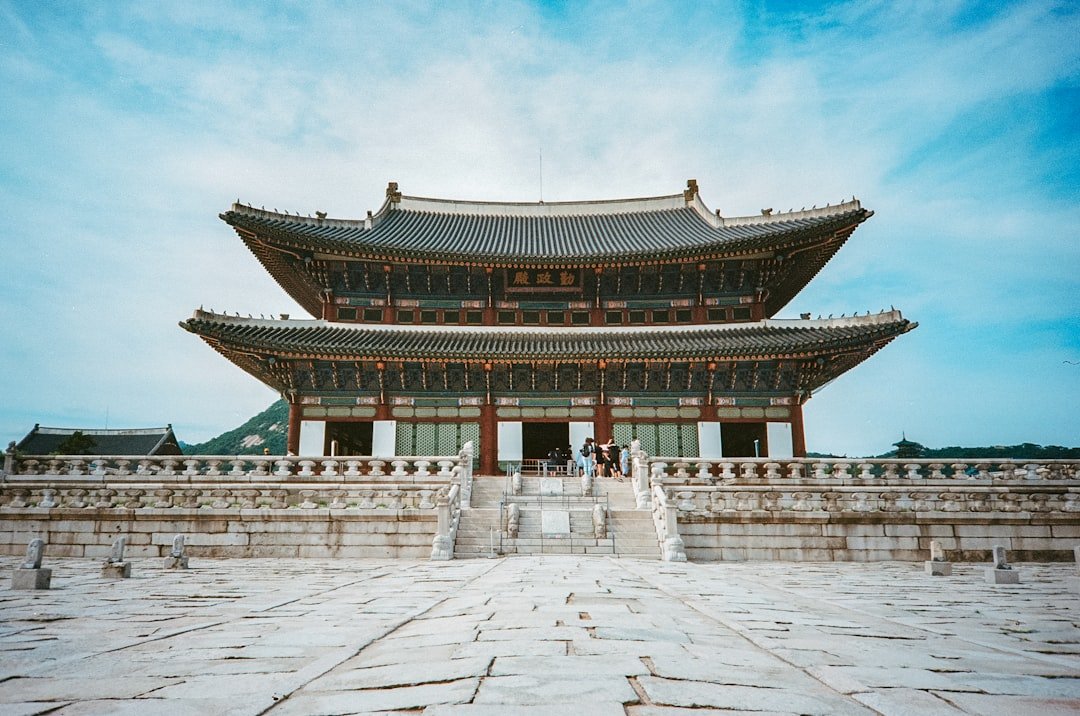 Gyeongbokgung Palace royal gate and courtyard