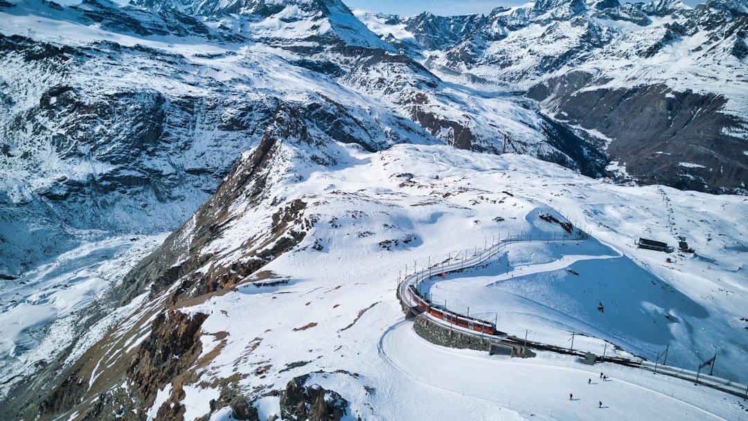 Train on Gornergrat ridge