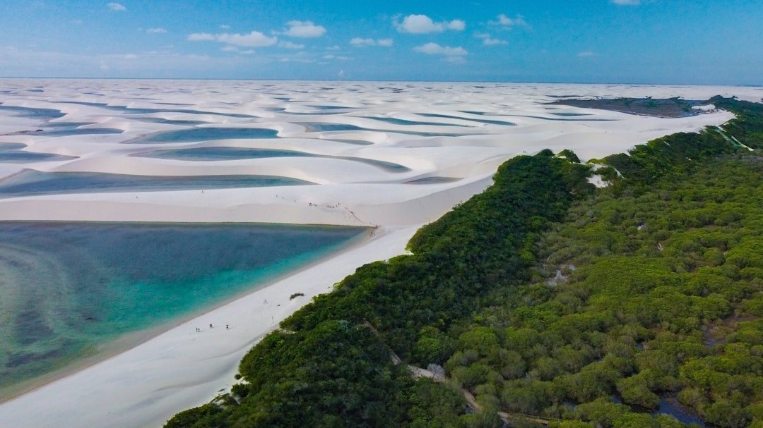 Lencois Maranhenses dunes with freshwater lagoons