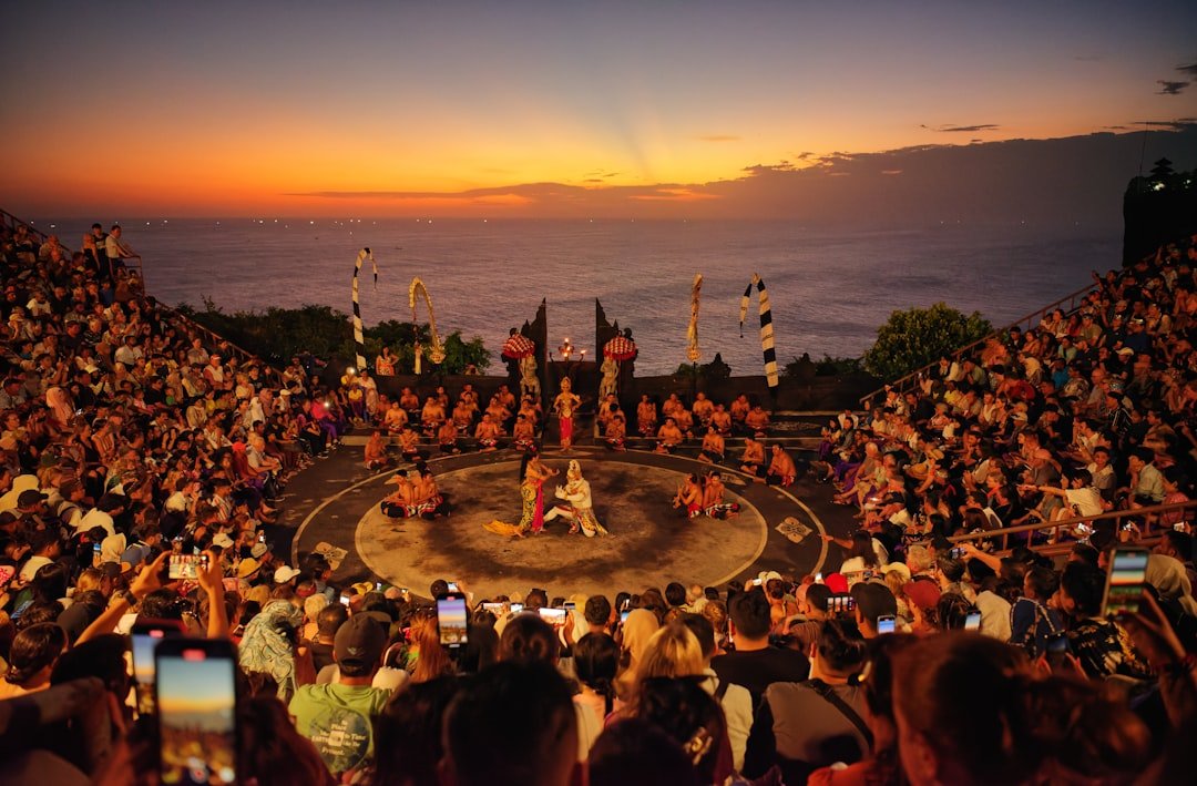 Uluwatu cliff top sea temple