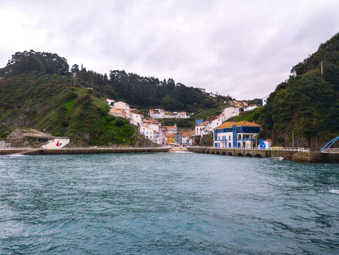 Colorful hillside fishing houses