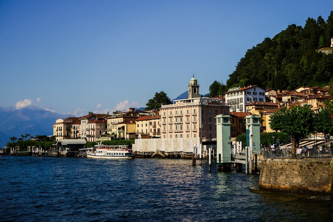 Bellagio waterfront with narrow lanes and villas