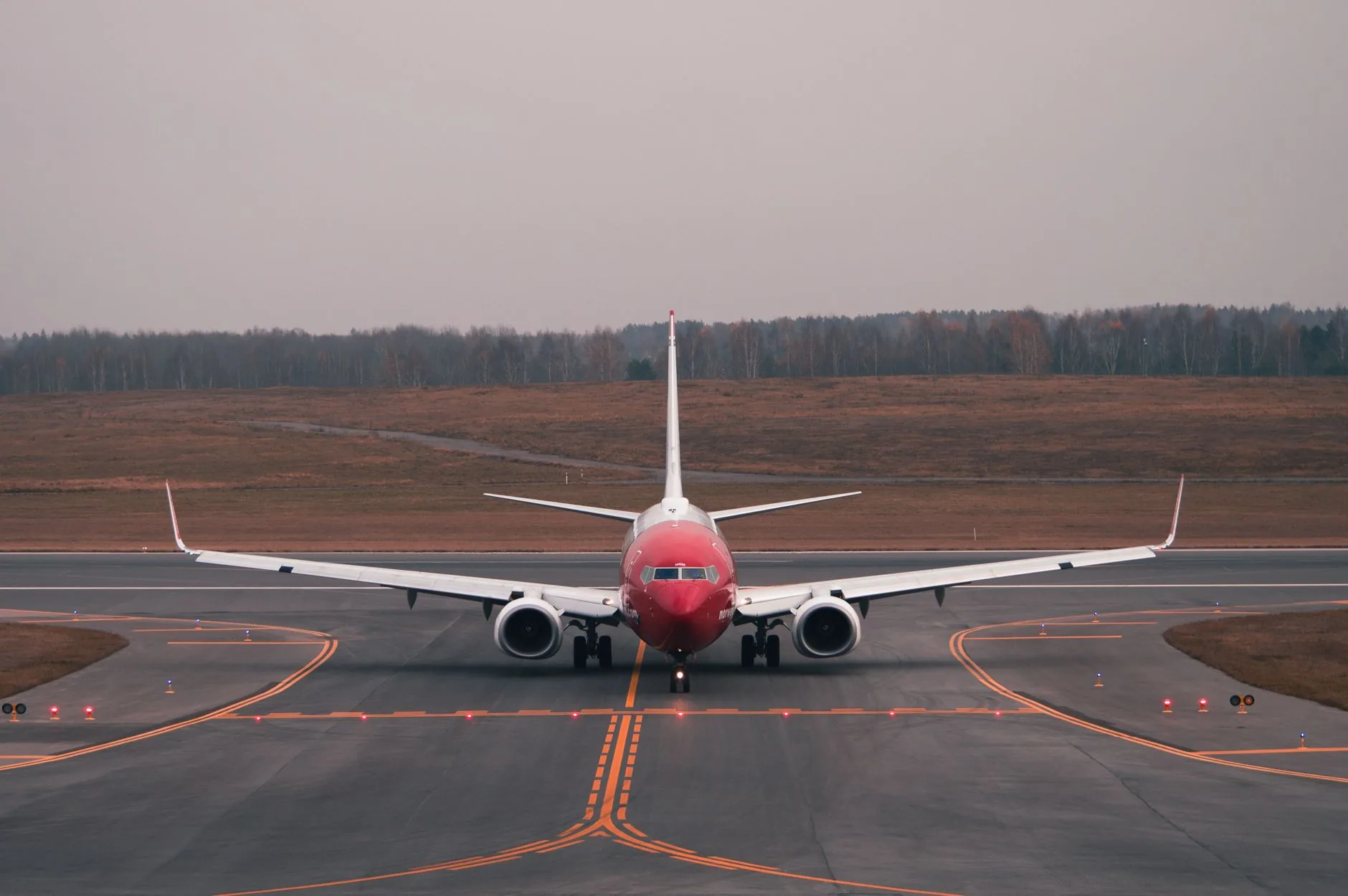 Air travel scene