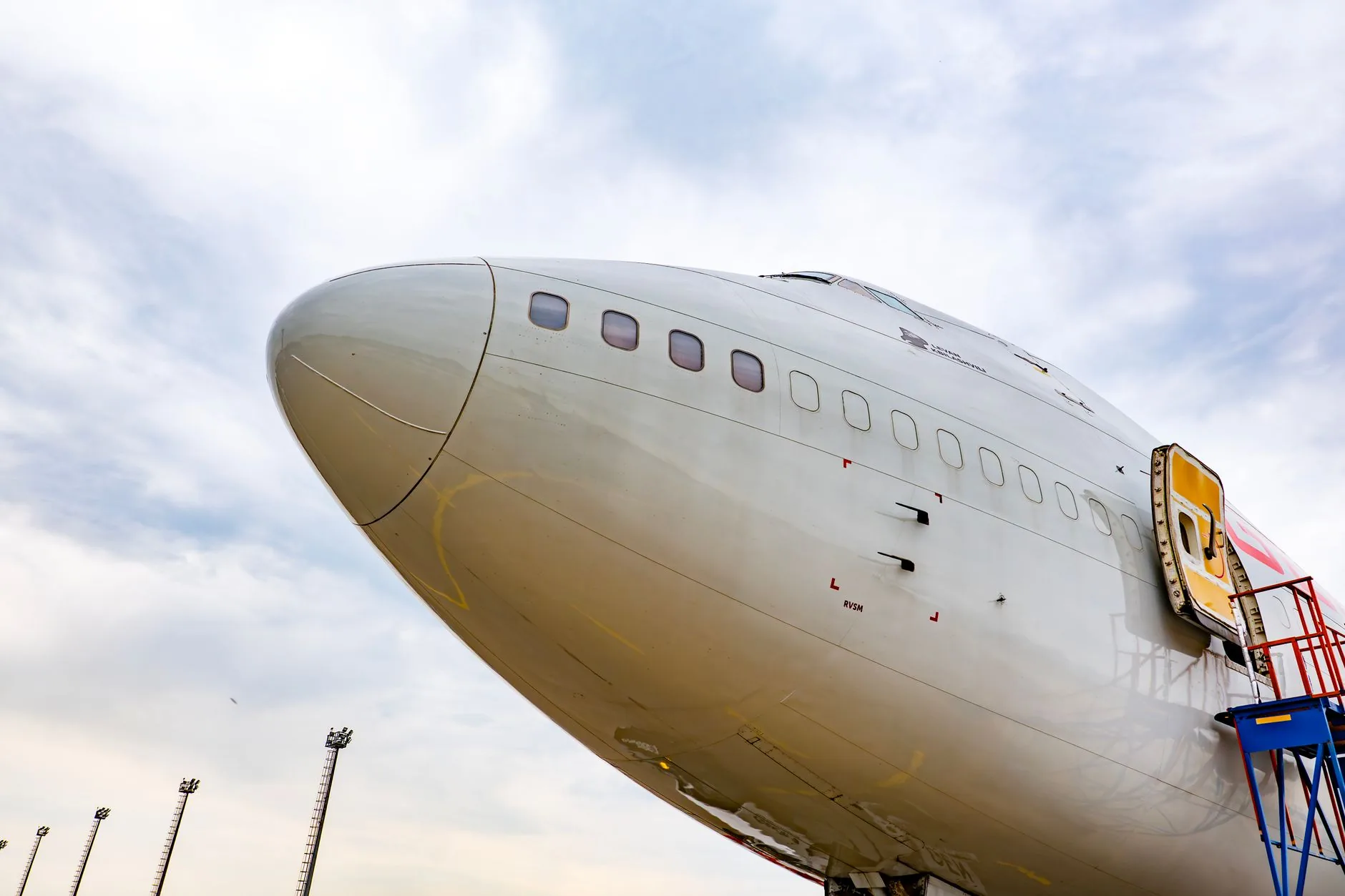 Air travel scene