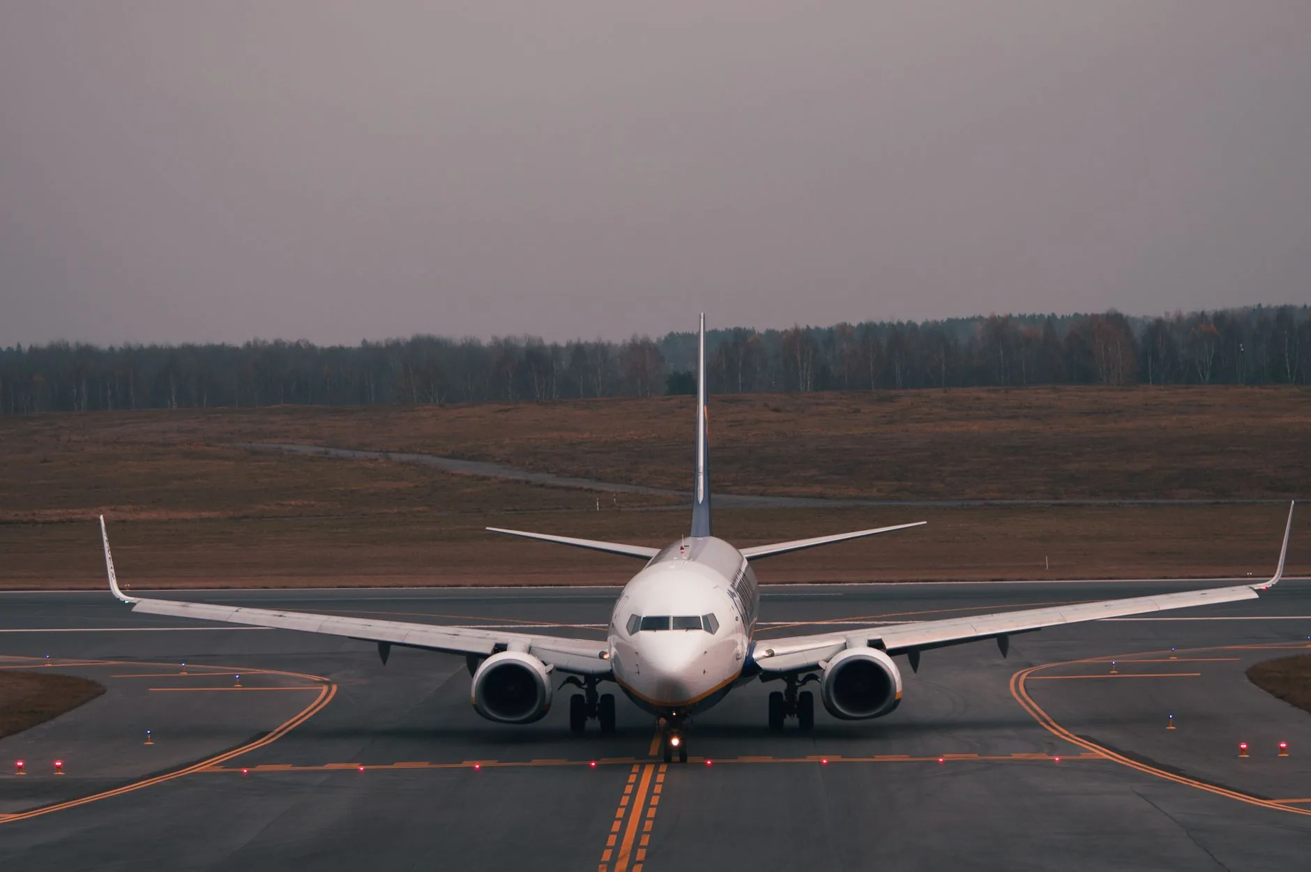 Air travel scene