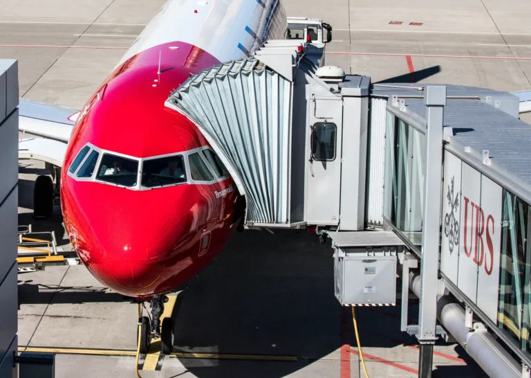 Air travel scene