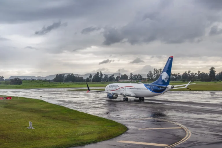 Air travel scene