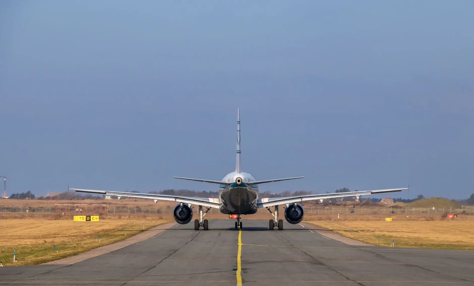 Air travel scene